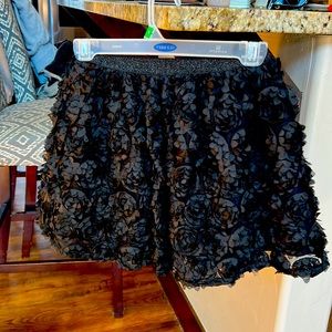 Black, special occasion skirt